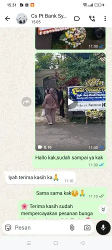 Testimonial Papan Bunga cihanyir
